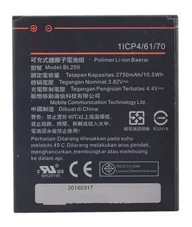 Pila Bateria Para Bl-259 Lenovo K5 2750 Mah