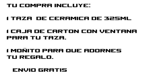Taza Negra Ceramica 325ml No Wifi Rex Catus 1267