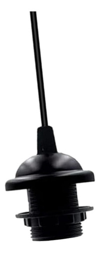 Kit De Lámpara Colgante E26, Base E27 Sin Bombilla, Negro