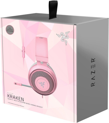 Imagen 3 de 10 de Refurbished Razer Kraken Quartz Auriculares Rosa Pc Ps4 Ps5