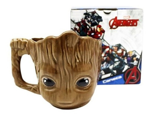 Caneca Formato 3d 350ml Baby Groot