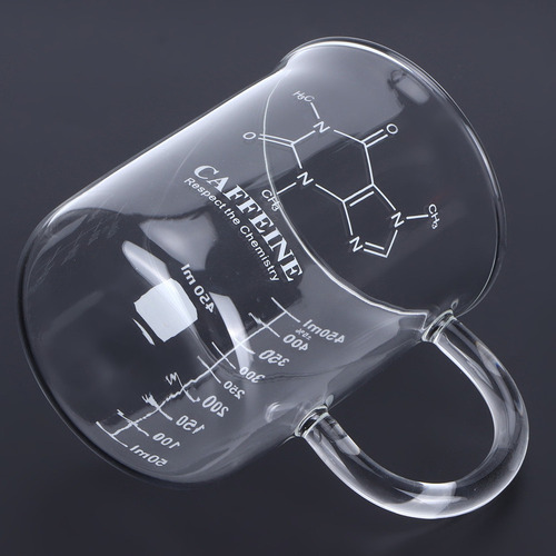 Taza De Vaso De Precipitados De Vidrio De Borosilicato Con M