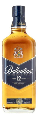Pack De 4 Whisky Ballantines Blend 12 Años 750 Ml