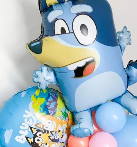 Globos Cotillón Decorativo Cumpleaños Bluey y Bingo – Globo Fiestas