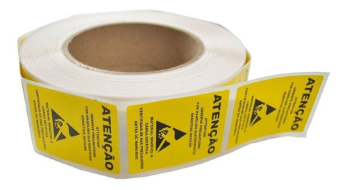 Rolo Etiqueta Lacre Mil 40x50mm Para Sacos Anti-estáticas