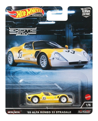 Hot Wheels Premium 69 Alfa Romeo 33 Stradale