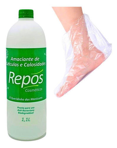 Amaciante Calosidades Repos E 100 Botinhas Para Spa Dos Pés