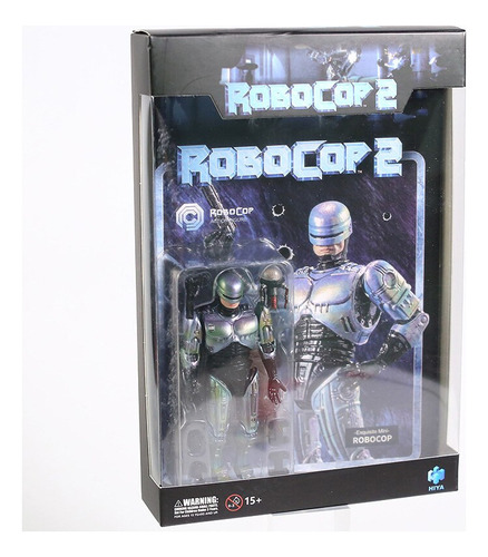 Robocop 2 De Hiya Toys: Robocop Exquisite Mini, Escala 1:18,