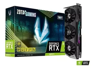 Placa De Vídeo Zotac Nvidia Geforce Rtx 3070 Ti Trinity Lhr,