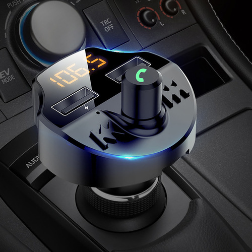 Transmisor Fm Bluetooth Para Coche, Adaptador Bluetooth Para