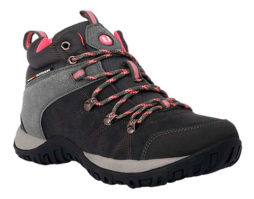 Botín Outdoor Mujer Unisport Farbauti Gris/negro