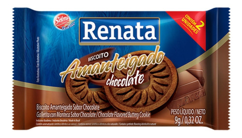 Biscoito Sache Sortidos Renata Chocolate Cracker Leite 160un