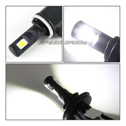 Black Housing Headlight+clear Signal+6000k White Led Sys Oad