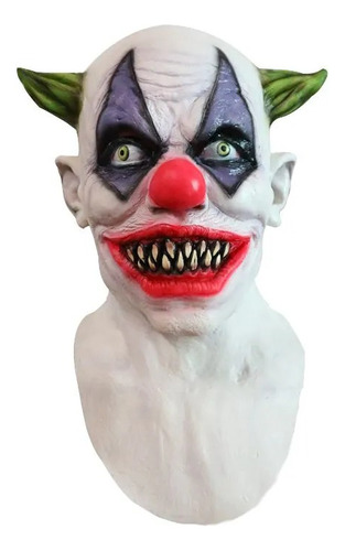 Máscara Palhaço Joker Coringa Boca Vampiro Sorriso Infernal