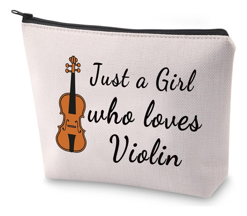 Regalo Violinista Bolsa De Cosméticos Tocadora De Viol...