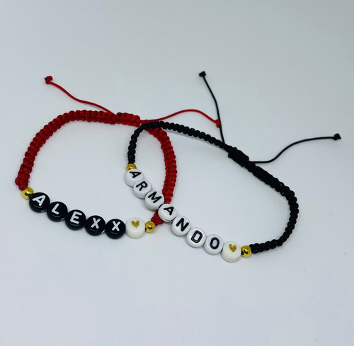 Pulseras De Parejas Personalizadas