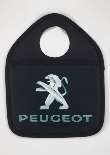 Bolsa Organizadora Basura Neoprene Auto Peugeot Logo