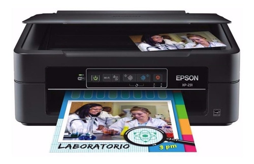Impresora a color multifunción Epson Expression XP-231 con wifi negra 110V