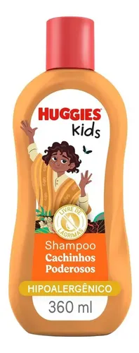 Shampoo Huggies kids cachinhos poderosos 360mL