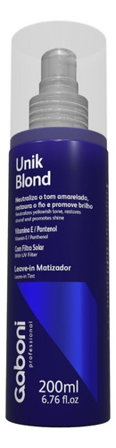 Gaboni Unik Blond Leave-in Matizador 200ml