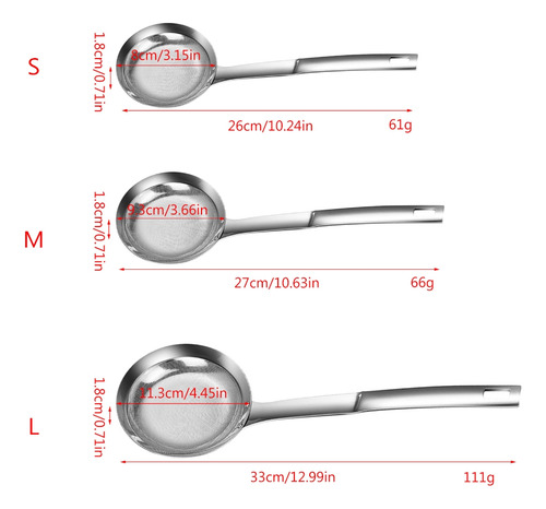 Cuchara Desnatadora De Acero (l) Para Separación De Aceite D