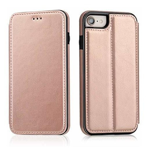 Funda Con Tapa Para iPhone 8 iPhone 7 Se 2020 Con Tarjetero 