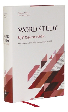 Libro Kjv, Word Study Reference Bible, Hardcover, Red Let...