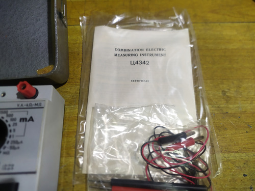 Tester Analógico Mod 4342 De Origen Urss