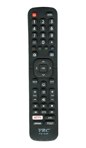 Control Remoto Tv Hisense Bgh Smart Tv En2b27