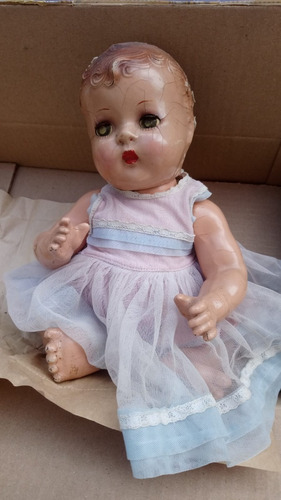 Muñeca Antigua De Composición (Usado)