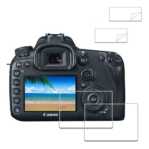 Protector Pantalla Para Canon Eo 7d Mark 2 Idapro Vidrio