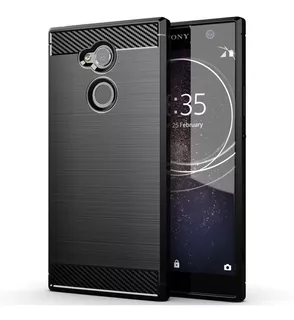 Funda Fibra De Carbono Compatible Con Sony Xperia Xa2 Ultra