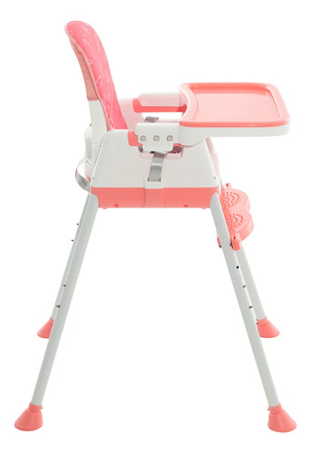 Cadeira De Alimentação Portátil Infantil Zest Maxi Baby Cor Rosa