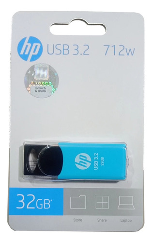 Pen Drive Hp 32gb 712w Usb3.2