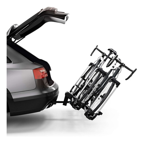 Imagen 4 de 4 de Portabicicletas Thule Helium Platform (2 Bicicletas) Plata