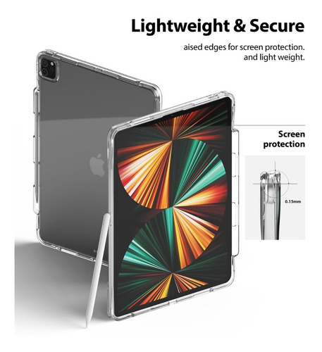 Imagen 6 de 7 de Funda Para iPad Pro 12,9 6ª & 5ª Generac 2022 Ringke Fusion