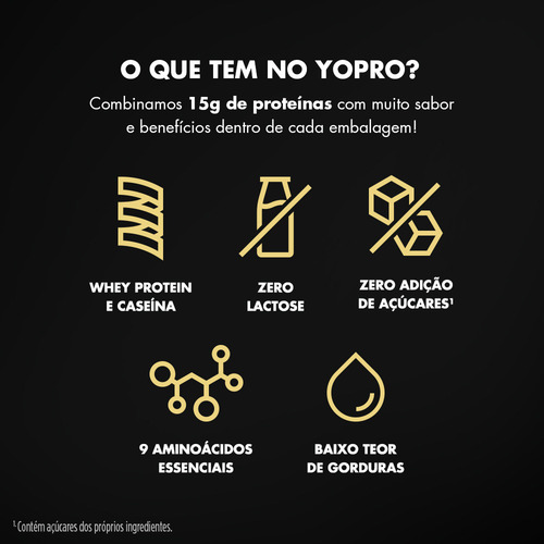 Yopro Bebida Láctea Uht Baunilha 15g De Proteínas 250ml