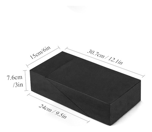 2 Uds Tabla Inclinada Para Pies Con Cuña Para Sentadillas,