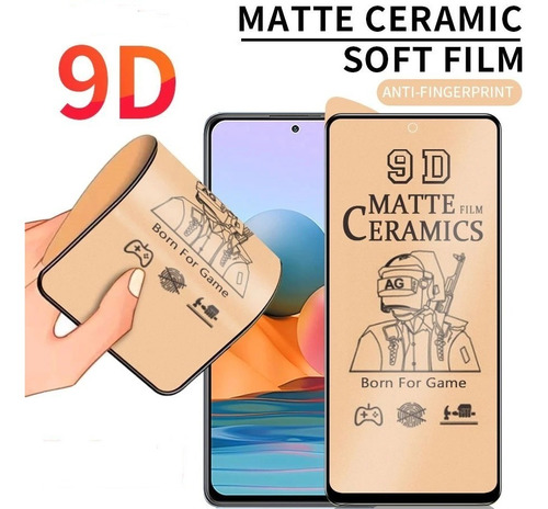 Protector De Pantalla Cerámica Matte Infinix Hot 10t Hot 10s