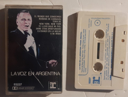 Frank Sinatra - La Voz En Argentina - Casette