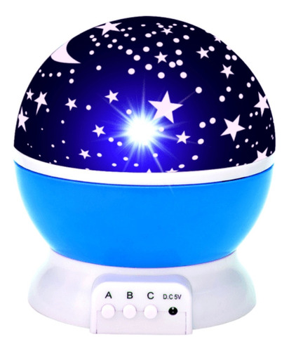 Lámpara Veladora Proyector Led Estrellas Usb Mesa Techo