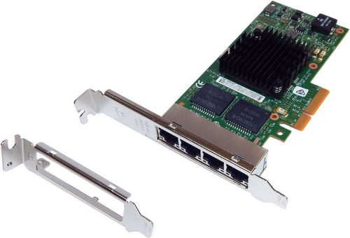 Placa Rede Gigabit Quad 4 Portas 1000mbit Pcie I350-t4 Intel