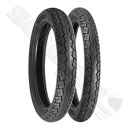 Par Pneu Haojue Dk 150i 80-100-18 + 100-90-18 (+largo)