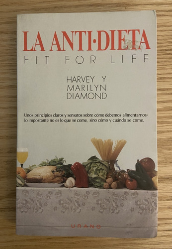 La Antidieta, Harvey Y Marilyn Diamond, Libro Salud (Reacondicionado)