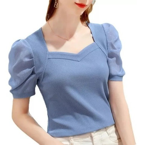 . Blusa Casual Moderna Cómoda Mujer Suelta Elegante .