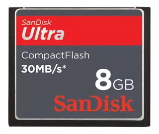 Memoria Compact Flash 8gb Sandisk Ultra Canon Nikon Sony