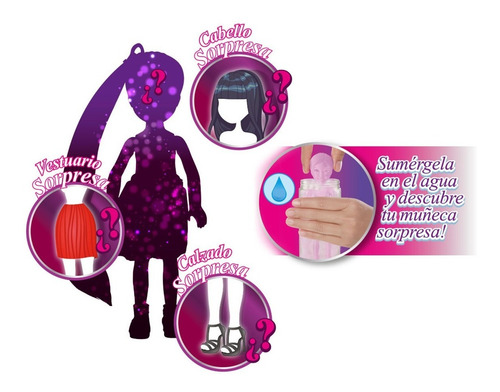 Imagen 3 de 8 de Muñeca Paloma Sorpresa 15 Cm El Duende Azul