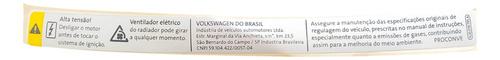 Etiqueta Painel Frontal Gol Saveiro Voyage Original Vw