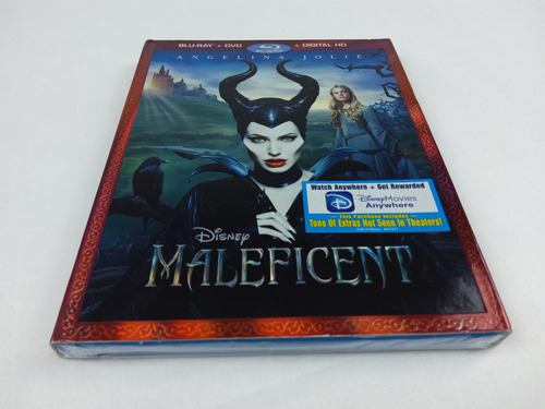 Pelicula Blu-ray Disney Maleficent Combo 2 Discos Slipcover 