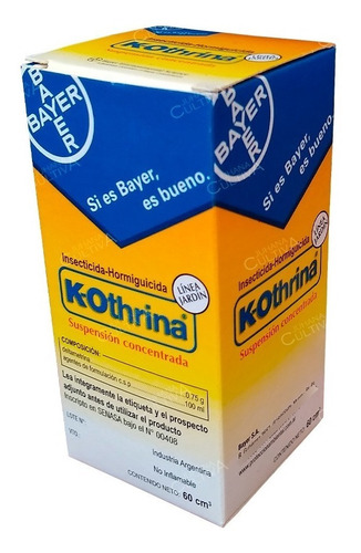 K-othrina Bayer X 60cm3 Insecticida Uso Gerenal Hormiguicida